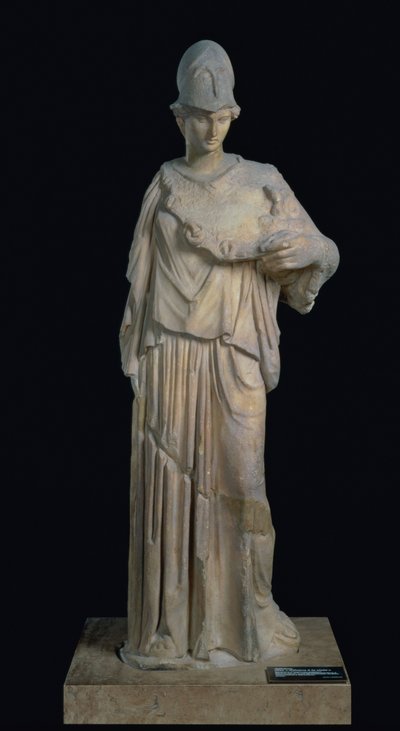 Athena mit einer Kiste, römische Kopie eines Originals aus dem 4. Jahrhundert v. Chr. von Cephisodotus